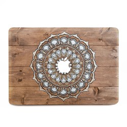 Mandala Wood Painting  Apple MacBook Skin / Decal