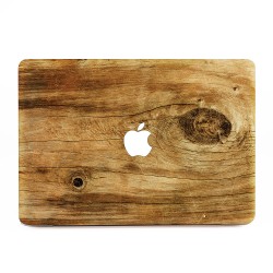Wood  Apple MacBook Skin / Decal