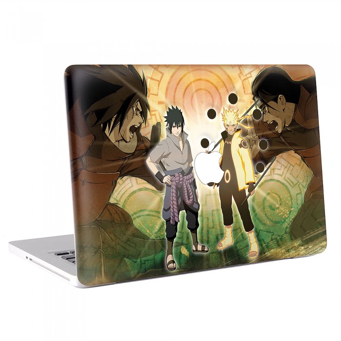 Naruto Shippuden Anime Action Fighting  MacBook Skin / Decal  (KMB-0588)