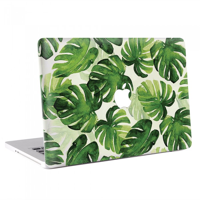 Watercolor Tropical Leaves   MacBook Skin / Decal  (KMB-0597)