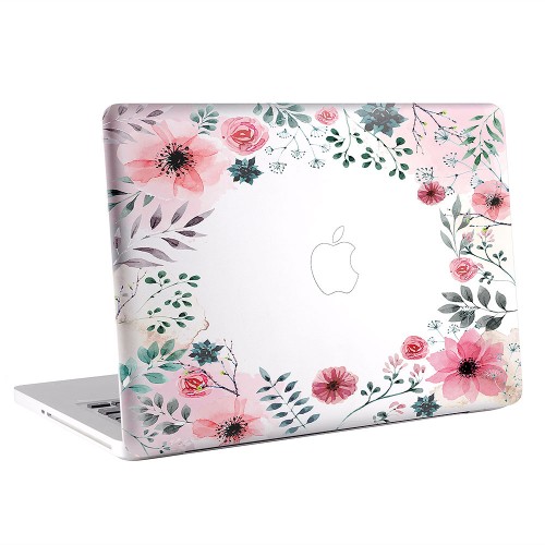 Floral Pink  Apple MacBook Skin / Decal