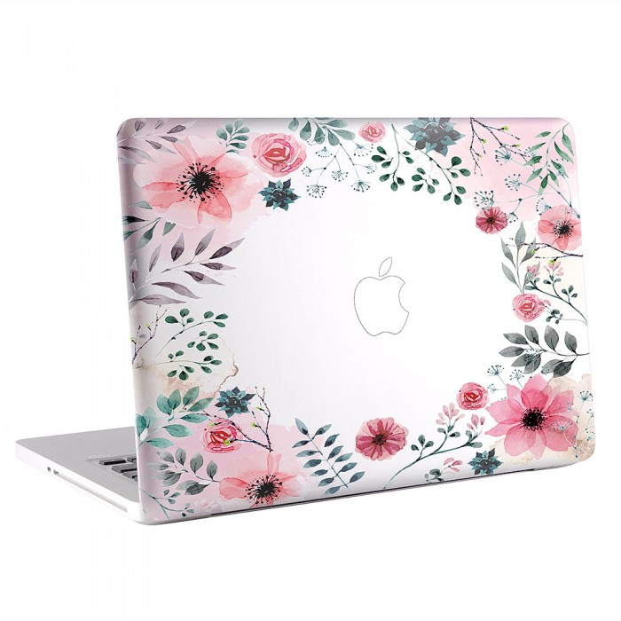 Floral Pink  MacBook Skin / Decal  (KMB-0613)