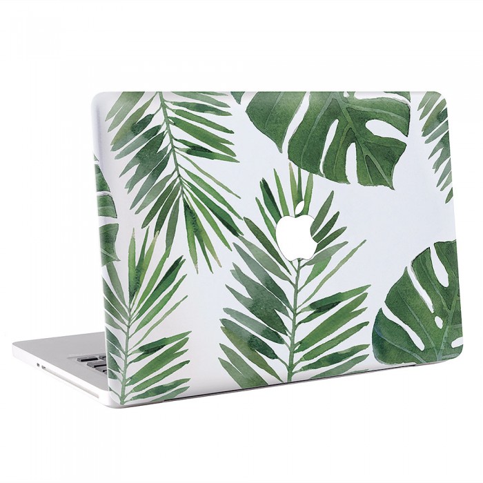 Watercolor Tropical Leaves  MacBook Skin / Decal  (KMB-0625)