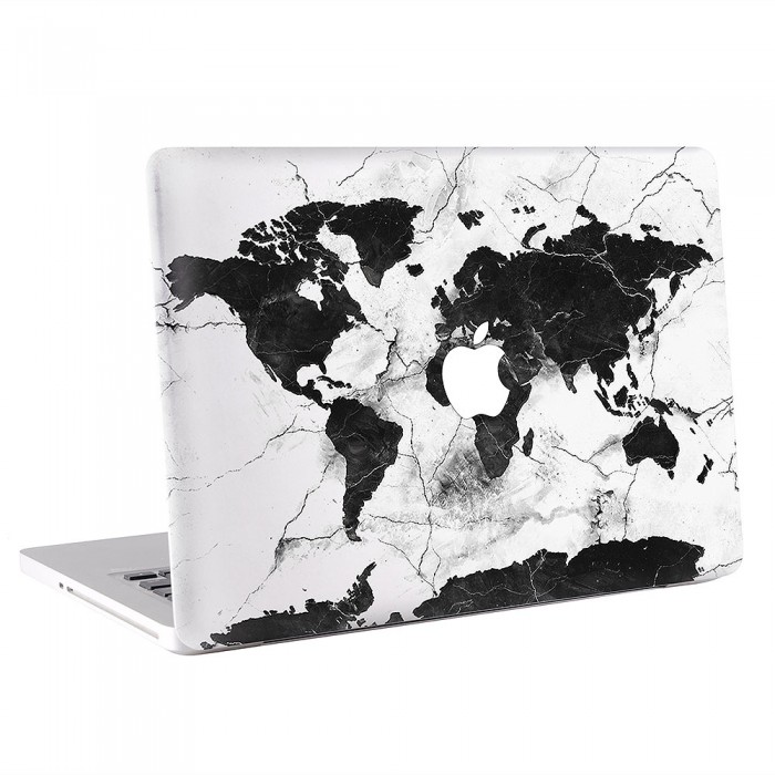 World Map Marble  MacBook Skin / Decal  (KMB-0638)