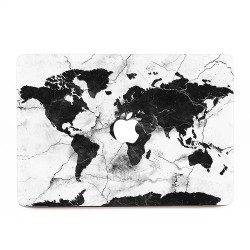 World Map Marble  Apple MacBook Skin / Decal
