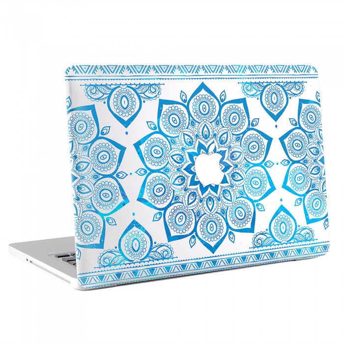 Beautiful Mandala Blue MacBook Skin Aufkleber  (KMB-0641)