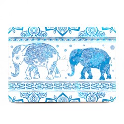 Blue Elephant Mandala Indian  Apple MacBook Skin / Decal