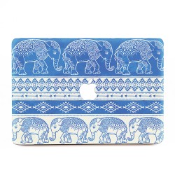 Blue Elephant Mandala  Apple MacBook Skin / Decal