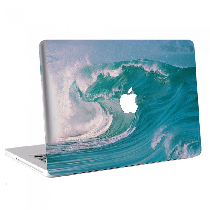 สติกเกอร์สกินแม็คบุ๊ค  Surfing Ocean Waves  MacBook Skin Sticker  (KMB-0655)