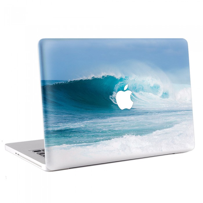 สติกเกอร์สกินแม็คบุ๊ค  Pacific Ocean Breaking Wave  MacBook Skin Sticker  (KMB-0657)
