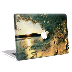 สติกเกอร์สกินแม็คบุ๊ค  Cool Surfing Wave  Apple MacBook Skin Sticker 