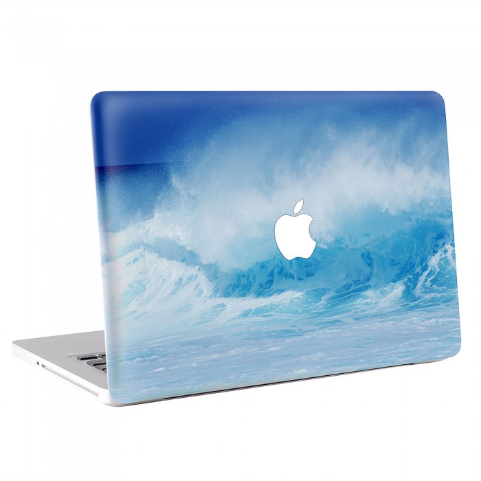 blue apple laptop
