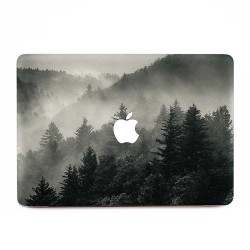 Misty Forest Mountain  Apple MacBook Skin / Decal