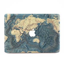 World Map floor of the Ocean  Apple MacBook Skin / Decal