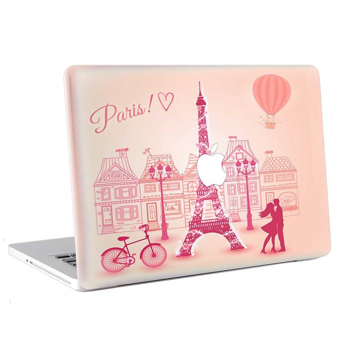 Eiffel Tower Paris Love  MacBook Skin / Decal  (KMB-0724)