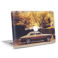 Retro Car in Autumn  Apple MacBook Skin / Decal