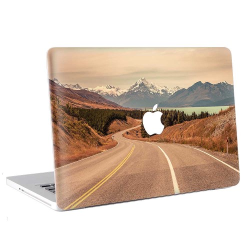 Road View Mountain Landscape  Apple MacBook Skin / Decal