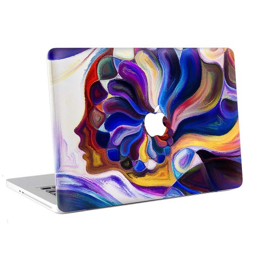 Abtract woman face Painting  Apple MacBook Skin / Decal