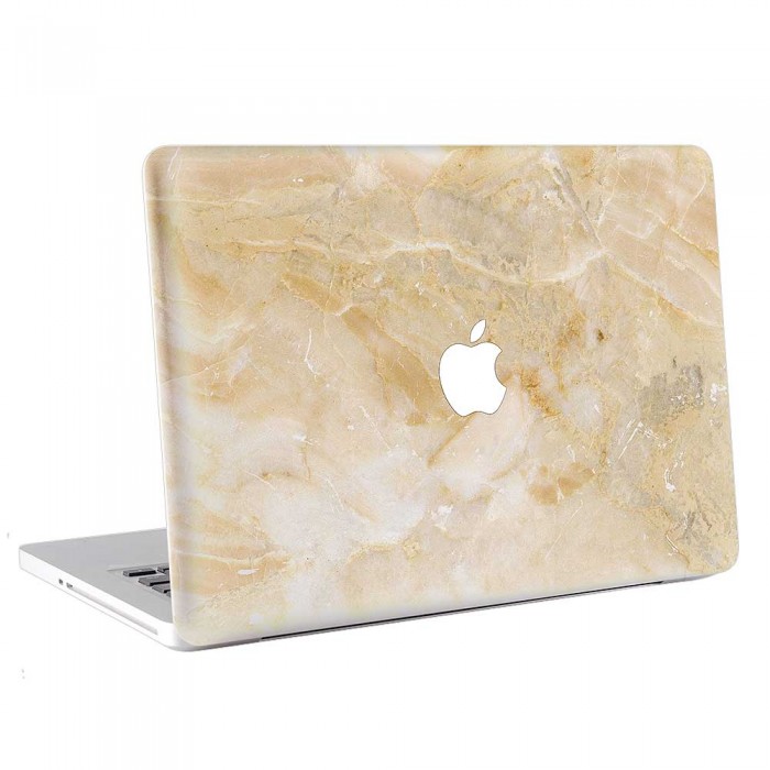 Gelb Marmor Stein  MacBook Skin Aufkleber  (KMB-0738)