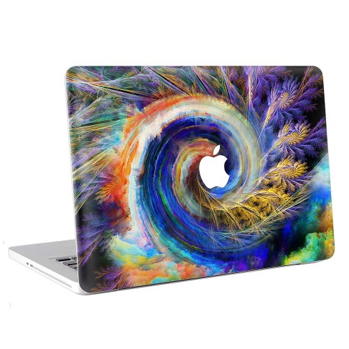 Abstract  Color Swirls Spiral  Apple MacBook Skin / Decal