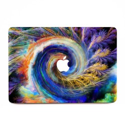 Abstract  Color Swirls Spiral  Apple MacBook Skin / Decal