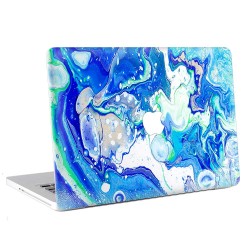 Blue Abstract Marble  Apple MacBook Skin / Decal