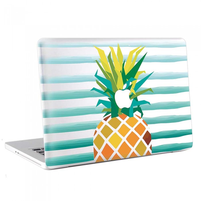 Pineapple Green Line Art  MacBook Skin / Decal  (KMB-0754)