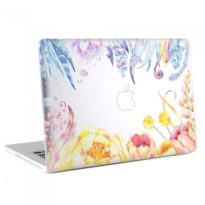 Flower Watercolor  MacBook Skin / Decal  (KMB-0776)