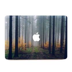 Foggy Autumn Forest  Apple MacBook Skin / Decal