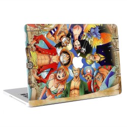 One Piece Luffy Straw Hat Pirate  Apple MacBook Skin Aufkleber