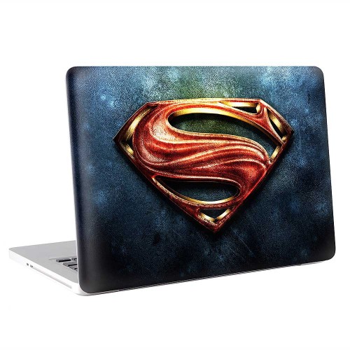 สติกเกอร์สกินแม็คบุ๊ค  ซุปเปอร์แมน Superman Logo  Apple MacBook Skin Sticker 