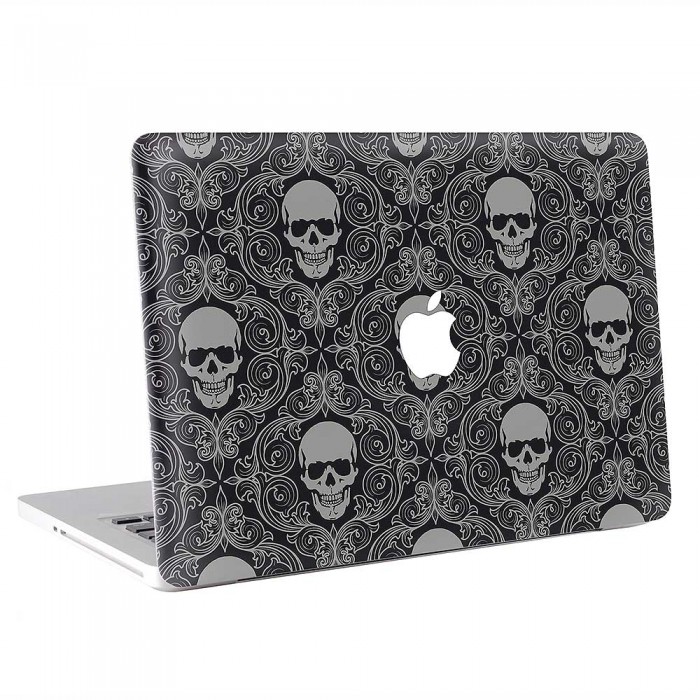 สติกเกอร์สกินแม็คบุ๊ค  หัวกระโหลก Skull MacBook Skin Sticker  (KMB-0835)