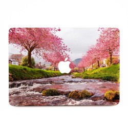 Pink Cherry Blossom Tree  Apple MacBook Skin / Decal