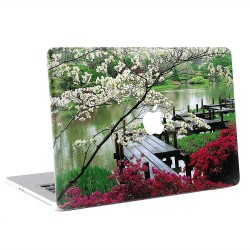 Cherry Blossom Japan Garden  Apple MacBook Skin / Decal