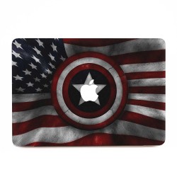 Captain America Flag  Apple MacBook Skin / Decal