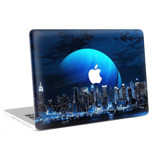 New York City Skyline at Night  Apple MacBook Skin / Decal