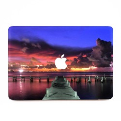 Pier Sunset Sky View  Apple MacBook Skin / Decal