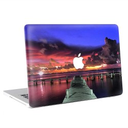 Pier Sunset Sky View  Apple MacBook Skin / Decal