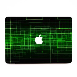 Green Neon Graphic  Apple MacBook Skin / Decal