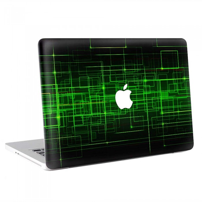 Green Neon Graphic  MacBook Skin / Decal  (KMB-0889)