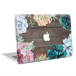 Watercolor Cactus and Succulent Plants  Apple MacBook Skin / Decal