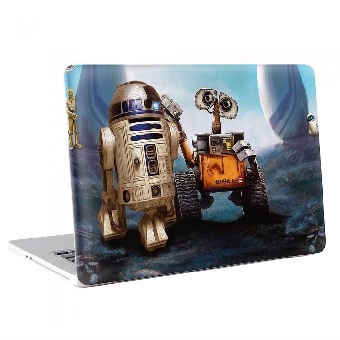 Wall-E and R2D2  MacBook Skin / Decal  (KMB-0894)