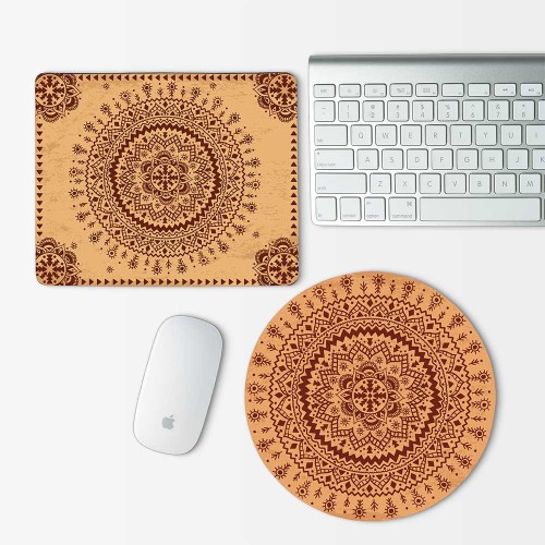 Indian Ornament  Mouse Pad Round or Rectangle