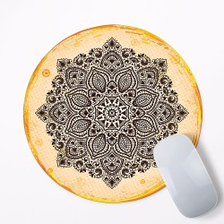 Indian Ornament Mandala  Mouse Pad Round or Rectangle