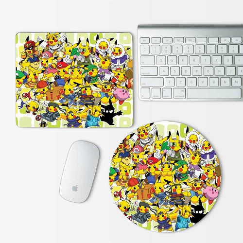 Pokemon Anime Mouse Pad Round or Rectangle