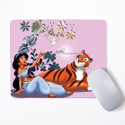 แผ่นรองเมาส์ , เม้าส์แพด Mouse Pad Disney Princess Jasmine Aladdin