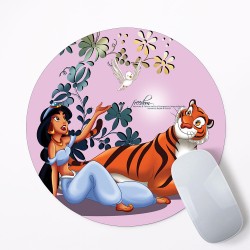 Disney Princess Jasmine Aladdin Mouse Pad Round or Rectangle