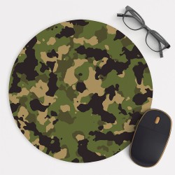 แผ่นรองเมาส์ , เม้าส์แพด Mouse Pad Camouflage Patterns Army Woodland