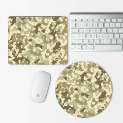 แผ่นรองเมาส์ , เม้าส์แพด Mouse Pad Camouflage patterns army Desert