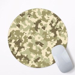 Camouflage patterns army Desert Mouse Pad Round or Rectangle